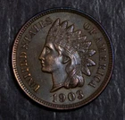1903 Indian Cent Choice AU Lot 4463