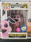Funko Pop! Vinyl: Cartoon Network - Courage The Cowardly Dog Flocked exclusive