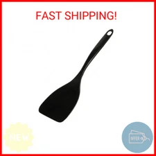Chef Craft Basic Melamine Turner/Spatula, 11.25 inch, Black