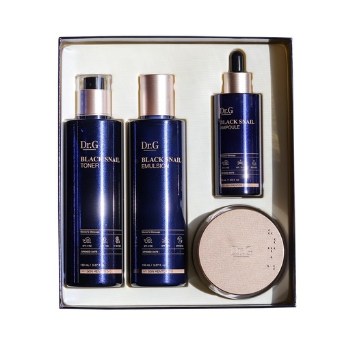 Dr.G Black Snail Skincare Set (Toner & Emulsion & Serum & Cream) K-Beauty - Picture 3 of 4