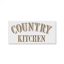 Country Kitchen Stencil - Durable & Reusable Mylar Stencils