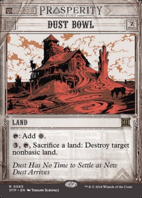 1x Dust Bowl - NM - Breaking News - SPARROW MAGIC