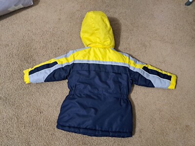 Oshkosh Bigosh Jacket Boys Blue Size 4 Zip Up Coat Kids Dk 95 Pro