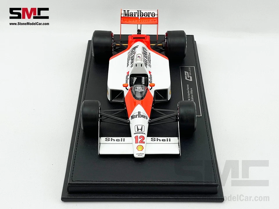 Mclaren MP4/4 Ayrton Senna 1988 Campeón del Mundo de F1 1:18 GP RÉPLICAS con calcomanía Foto 4 de 4
