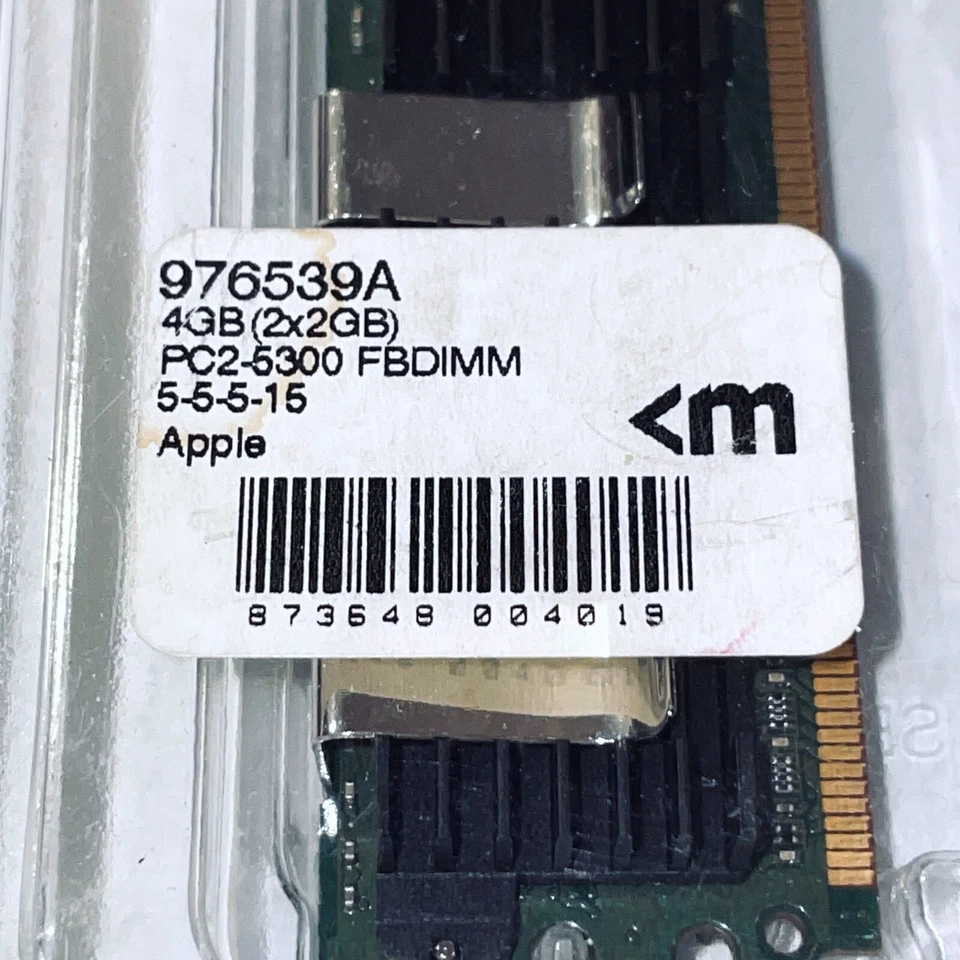 NEW 4GB Mushkin DDR2 PC2-5300 ECC FB-DIMM for Apple (2x2GB) Dual Channel Kit - Image 4 of 4