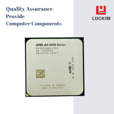 AMD A8-3850 CPU - Socket FM1 4 Cores 4 Threads 2.9GHz 1MB L2 Cache 4MB L3 Cache