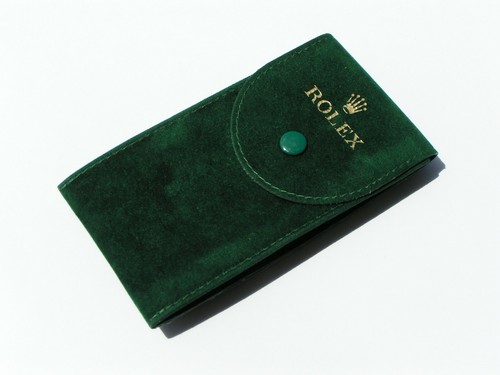 GENUINE ROLEX 50006036.64 WATCH GREEN SERVICE TRAVEL POUCH BAG + INSERT  I796 | eBay