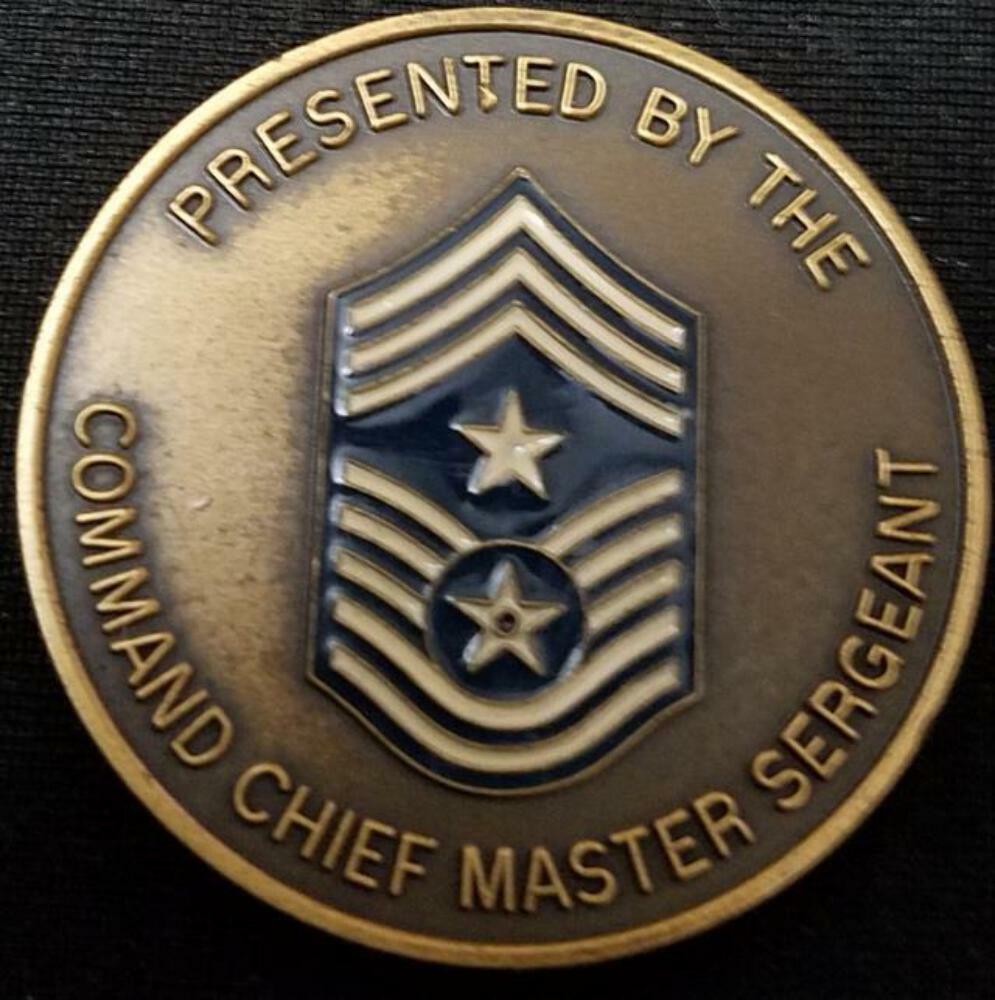 USAF AFSOC 16th SOW Special Operations Wing Command Chief MSGT V2 Challenge Coin  