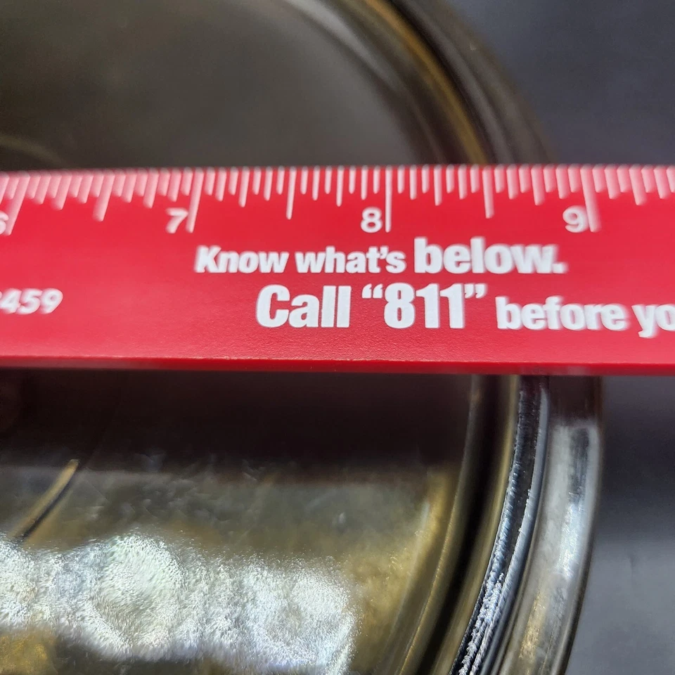 Vintage Anchor Ovenware Round Casserole Dish Lid Brown Glass 1037 USA LID ONLY - Image 4 of 4