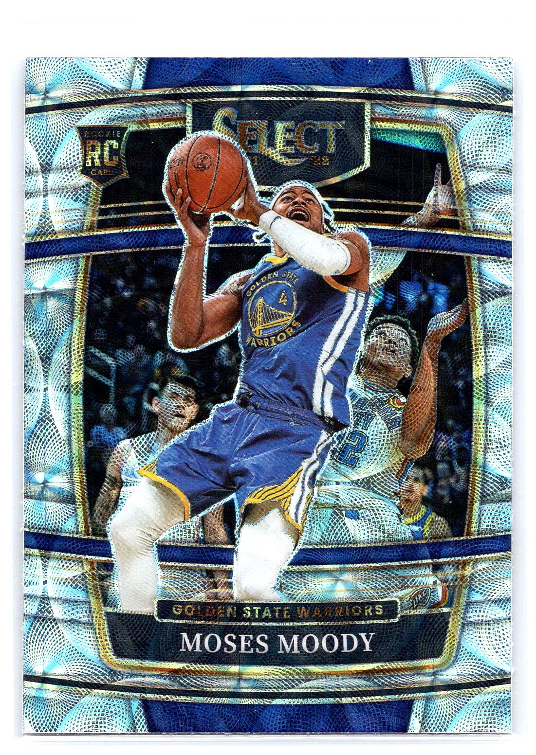 2021-22 PANINI SELECT BASKETBALL SCOPE ROOKIE RC #62 Moses Moody WARRIORS