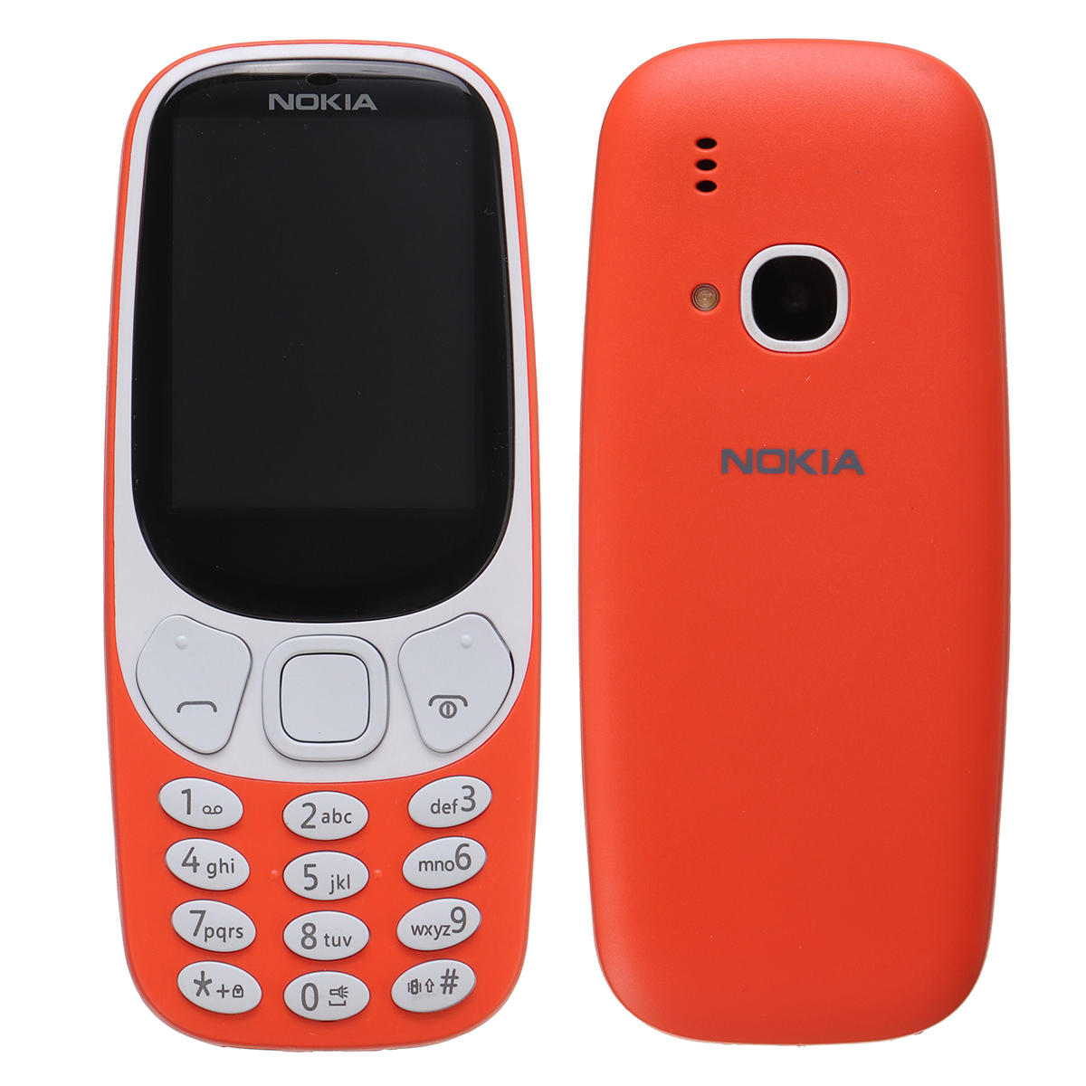 Nokia 3310 2G Unlocked - Teléfono Móvil (Pantalla A Color De 2,4 Pulgadas, Cámara De 2 MP, Bluetooth, Radio, Reproductor De MP3, Dual Sim), Color Gris