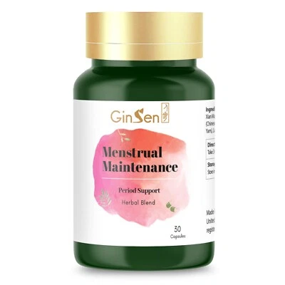 GINSEN Menstrual Maintenance 30 Capsules Natural