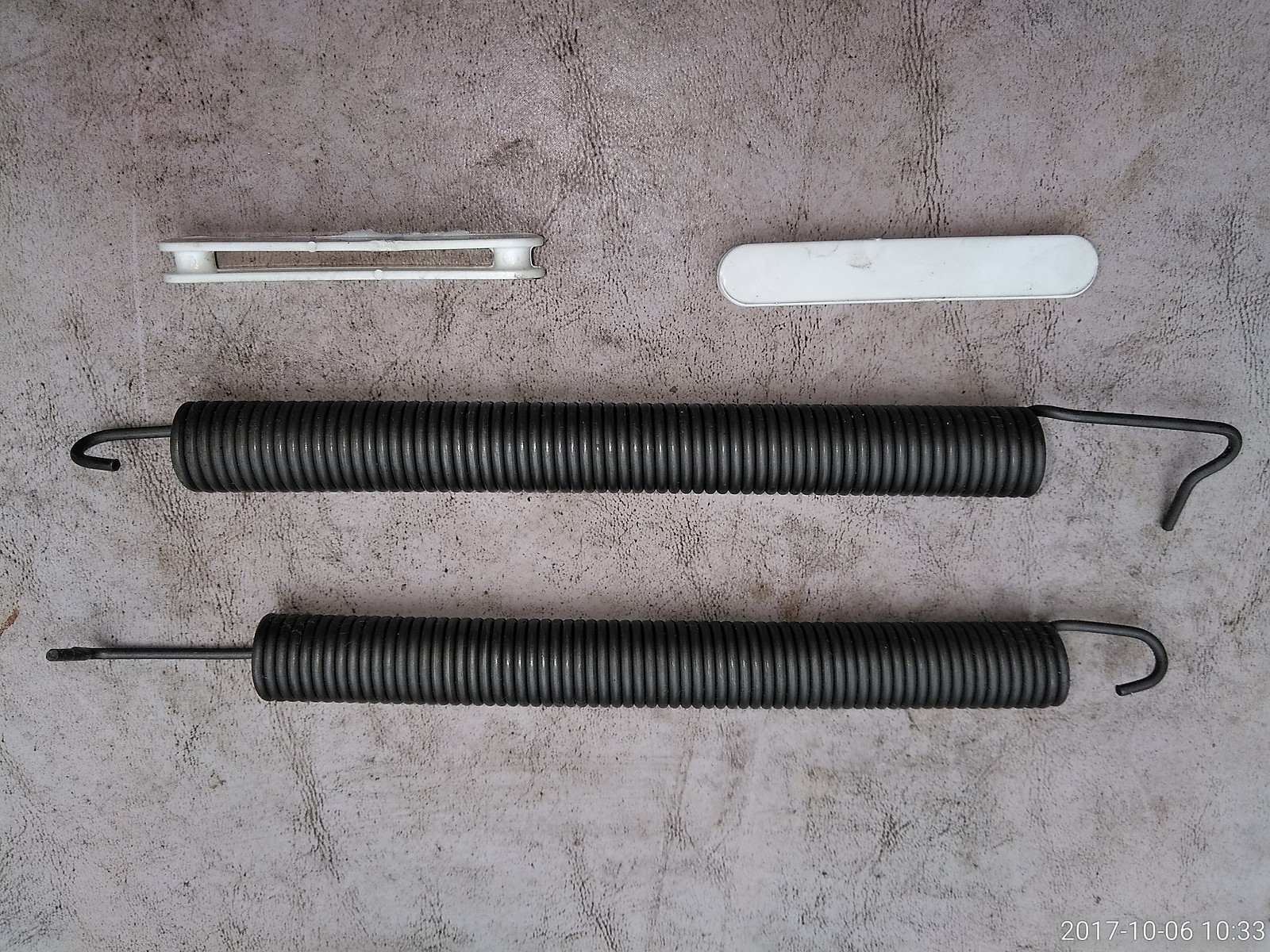 7FFF44 DISHWASHER DOOR SPRINGS, KENMORE 665.13892K800, 71/2" X 53/8