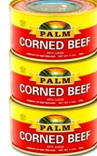 Palm Corned Beef with Juices 11.5 oz ( Pack of 3 ) ~ Exp 05/07/2028
