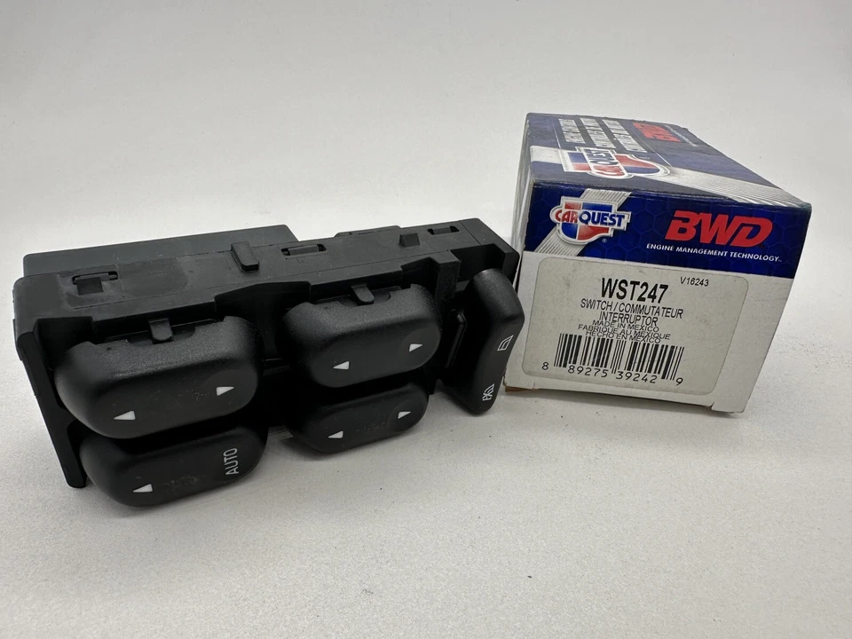 Interruptor de ventana eléctrica BWD CarQuest WST247 conductor delantero lado izquierdo camión F350 F250 Foto 4 de 4
