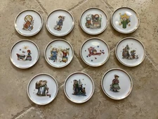 The Berta Hummel Museum Miniature Plate Collection 1974-1980 (Vintage Set of 11)