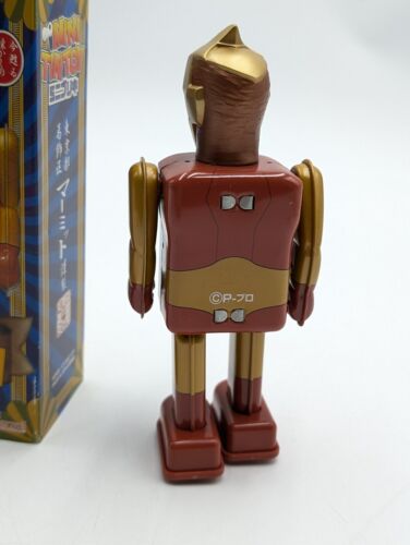 Marmit Wind-Up Tinplate Robot Spectrum Man Mini Tin Toy Character Collection - Picture 4 of 5
