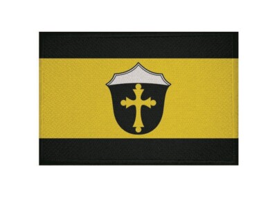  Aufnäher Esthal Fahne Flagge Aufbügler Patch 9 x 6 cm