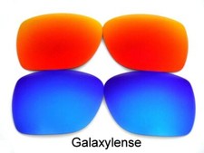 Galaxy Replacement Lenses For Oakley Crossrange Sunglasses Blue/Red Polarized