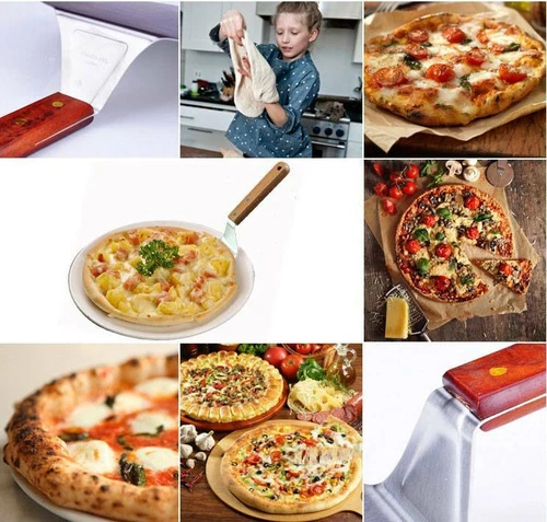 Pizza Shovel Spatula Peel Cake Stainless Steel Lifter Paddle Baking Tray - Picture 5 of 9