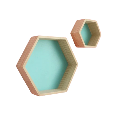 NNEOBA Children Nordic Hexagon Wall Shelves eBay