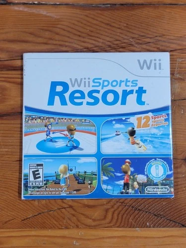 Wii Sports Resort (Nintendo Wii, 2009) Sealed, Cardboard Sleeve - No Booklet