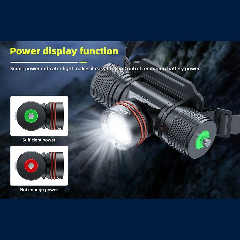 Lampe frontale essentielle de plongée légère et efficace lumière sous-marine - Photo 4/4