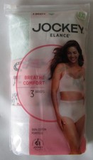 Jockey Elance 100 Cotton Pointelle Breathe Brief Underwear - Women's Size 8 New