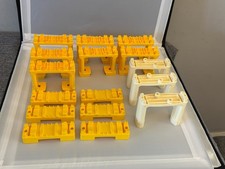 Thomas and Friends TOMY Trackmaster 13 yellow track Risers & 3 Road Supports