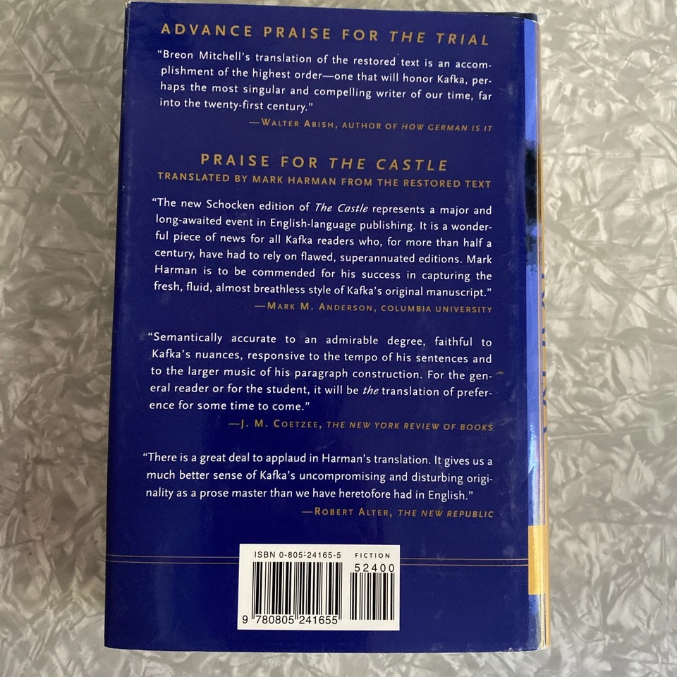 Franz Kafka The Trial Breon Mitchell Translation Restored Text First Edition - Image 4 of 4