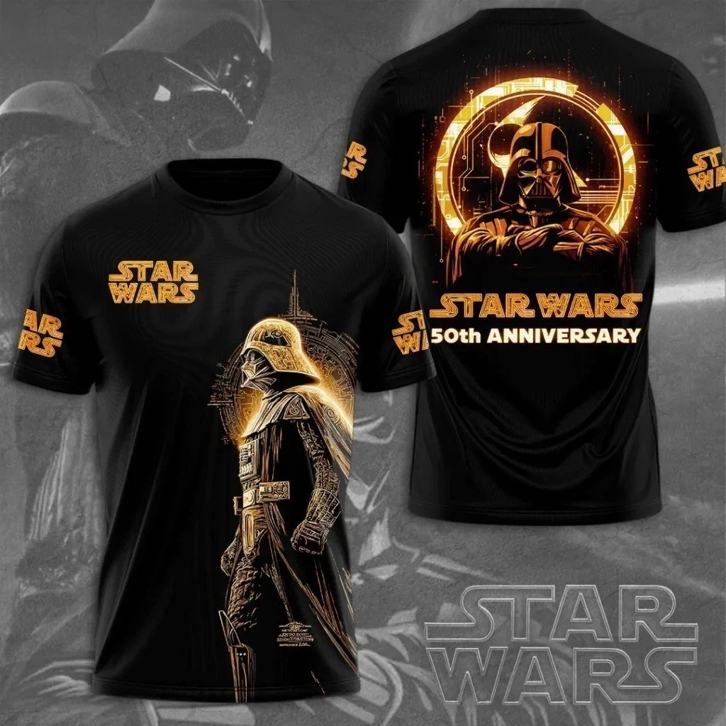 Retro Space Saga 50th Anniversary 3D All Over Print T-Shirt Galaxy Fan Tee