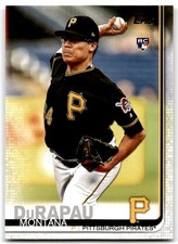 2019 Topps Update Montana DuRapau RC Pittsburgh Pirates #US228