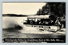 Wisconsin Dells WI-Wisconsin, Entering Lake Delton By Duck Vintage Postcard