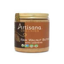 Artisana Organics Raw Walnut Butter with Cashews - No Sugar Added, Just Two