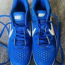 Nike Alpha Huarache Varsity Low Men's Size 7 Metal Spikes Baseball Cleats Blue