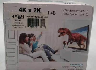 4Xem 4Xhdmi24K2K 2Port Hdmi Video Splitter 4K2K 1080P 4Kx2K 1920X1080