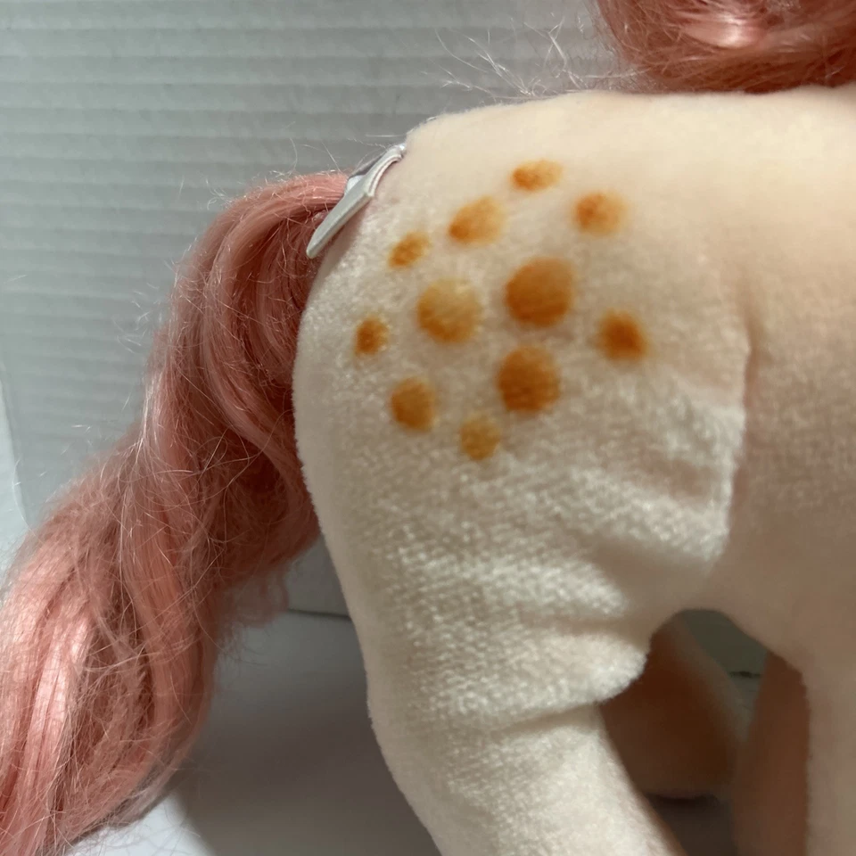 Peluche My Little Pony G1 Algodón Caramelo 10" Peluche 1984 Aplausos ¡Raro! Foto 3 de 4