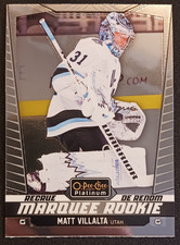 2024-25 O-Pee-Chee Platinum Marquee Rookie #214 Matt Villalta RC