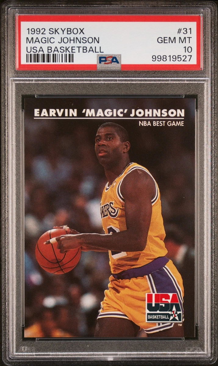 Magic Johnson Professional Sports Authenticator (PSA) Basketball