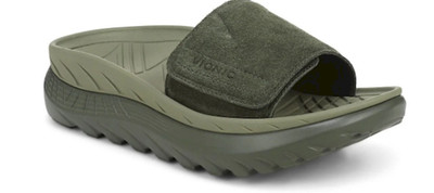 Vionics Rejuvenate Recovery Sandal - Olive, MED, US Stock, No Import Fee