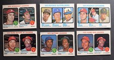 1973 Topps - Vintage Baseball Lot of 6 Cards. Good Condition