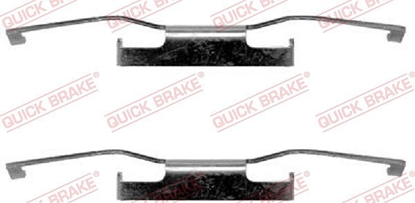 Quick Brake ZubehöRsatz, Scheibenbremsbelag Vorderachse U.A. FüR Chrysler-image