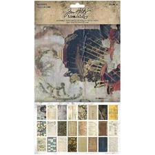 Tim Holtz - Advantus - Idea-Ology Backdrops Double-Sided Cardstock 6"X10" 24/Pkg
