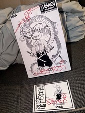 NECA TMNT Usagi Yojimbo Stan Sakai Black & White Head Remarque Edition