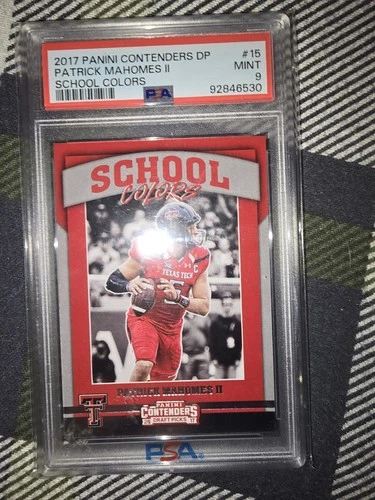 Patrick Mahomes 2017 Rookie PSA 9
