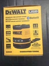 NEW  Dewalt DCR008 USB-C Rechargeable Mini Bluetooth Speaker
