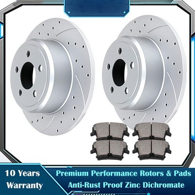 320mm Rear Brakes Disc Rotors Brake Pads For V6 RWD Charger300 Challenger Magnum