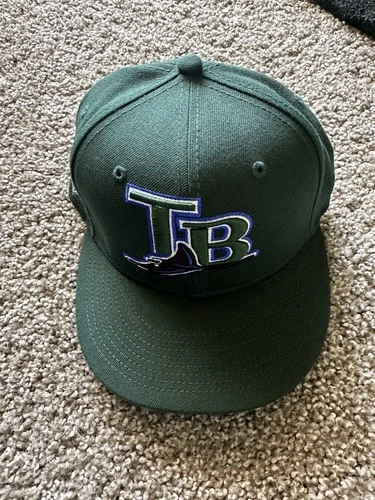 Hat Club Exclusive Blue UV Tampa Bay Devil Rays 20th Season 7 Green