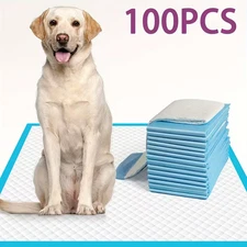 Dog Puppy Pee Pads with 5-Layer Leak-Proof Design and Quick-Dry Surface 100pcs