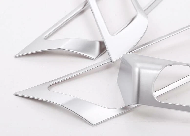 For Bmw X3 F25 X4 F26 2014-2017 Abs Silver Interior Door Handle Cover Trim 4pcs - Image 3 of 4